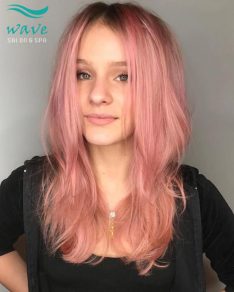 Millennial Pink hair colour