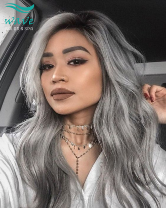 Silver hair colour-wave salon and spa